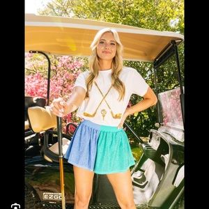 Queen of sparkles golf tee shirt size medium